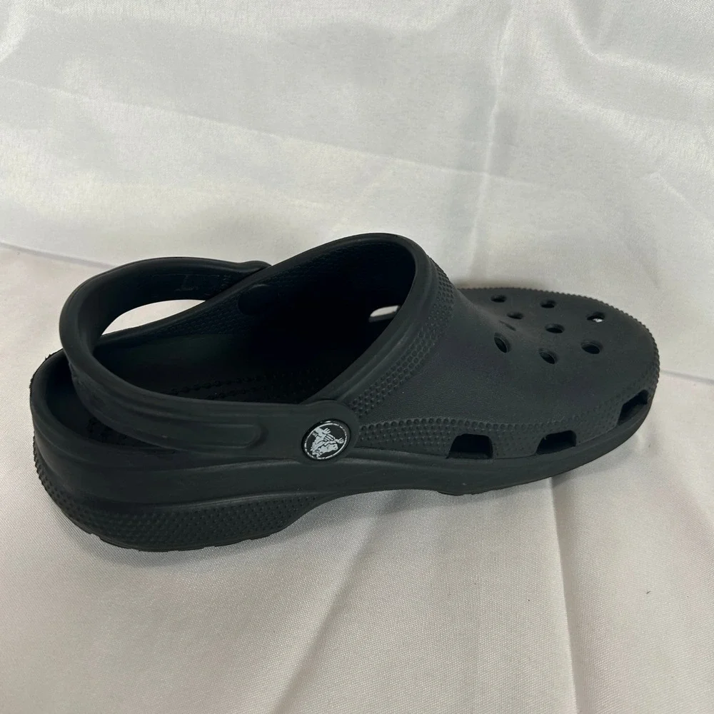 Crocs Classic Clog Black Slip On Comfort Shoes Mens 4 Womens 6